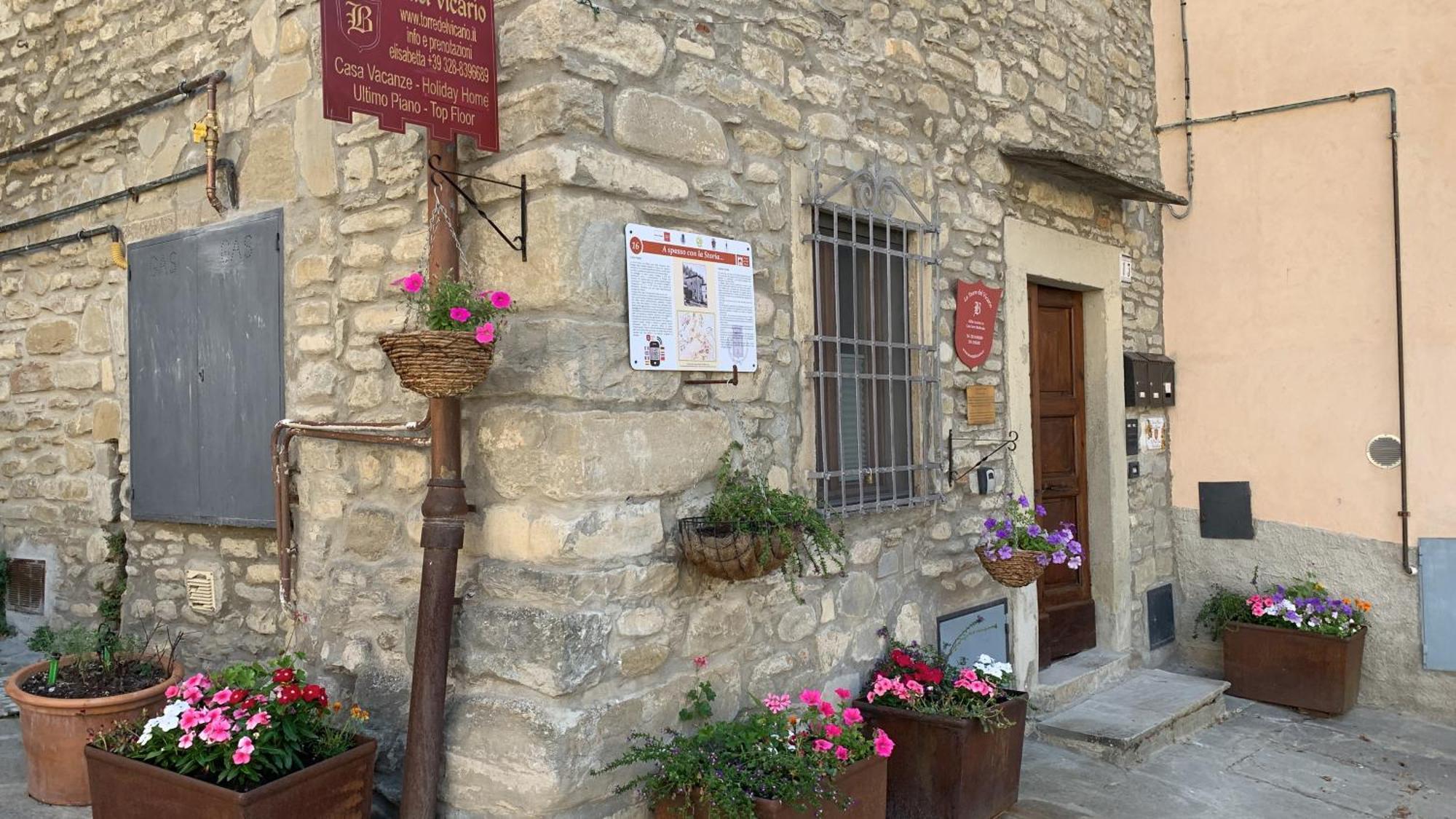 La Torre Del Vicario Villa Palazzuolo Sul Senio Kültér fotó